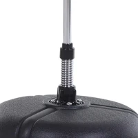 HOMCOM Boksbalset, 136-154 cm in hoogte verstelbaar, inclusief een paar handschoenen, Geschikt voor professionals en beginners(m-10)