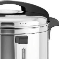 HOMCOM 24L Catering Urn, 2500W Stainless Steel Hot Water Boiler Dispenser with Thermostat, Keep Warm Function and Easy Pour Tap(m-10)