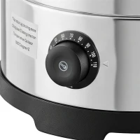 HOMCOM 13L Catering Urn, 2500W Stainless Steel Hot Water Boiler Dispenser with Thermostat, Keep Warm Function and Easy Pour Tap(m-12)