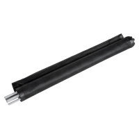 Outsunny Zwembad Veiligheidshek, Zwembadhek voor Kinderen, 4-delig, Aluminium/Texteline, 365 x 126 cm, Zwart(m-9)