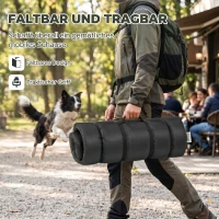 PawHut Hundebett Wasserdichtes Hundebett mit rutschfester Unterseite faltbar Waschbar für mittelgroße & große Hunde Katzen(m-6)