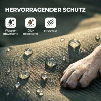 PawHut Hundebett Wasserdichtes Hundebett mit rutschfester Unterseite faltbar Waschbar für mittelgroße & große Hunde Katzen(m-4)