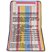 Outsunny Set 2 Șezlonguri de Plajă Rabatabile cu Spătar Reglabil și Tetieră, 53x124x35-45 cm, Multicolor(m-8)
