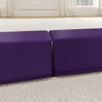SPORTNOW Poutre de gymnastique pliable fond antidérapant, poignée de transport, 236 x 10/15 x 6,5 cm violet et rose(m-9)