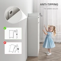 HOMCOM Armoire à Chaussures avec 2 Tiroirs Rabattables + 1 Tiroir Coulissant + 1 Comptoir et 1 Plateau en Verre blanc(m-13)