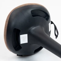 HOMCOM Tabouret dynamique, tabouret assis-debout ergonomique, hauteur réglable, rotatif à 360°, 34 x 34 x 68,5-83,5 cm, marron(m-12)