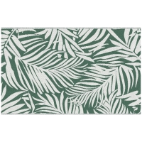 Outsunny Tapis Extérieur Tropical Vert 152x243cm