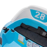 AIYAPLAY Voiture Tamponneuse Électrique Enfant 12V, Rotation à 360°, Auto-Tamponneuse Enfant avec Télécommande, Bleu(m-13)