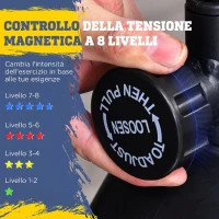 HOMCOM Ellittica da Casa Magnetica con Schermo LCD, 8 Livelli di Resistenza e Sedile Regolabile, 103x62x151cm Nero(m-6)