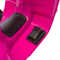 AIYAPLAY Moto électrique enfants 6 V, voiture électrique enfants avec Roues d'Apprentissage, pour 2-4 Ans, 71 x 37 x 52 cm, Rose(m-11)