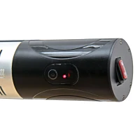 Outsunny Outdoor Patio Garden Warmer 1500W Wall Mounted Electric Infrared Halogen Heater with Remote Control Black(m-9)