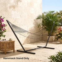 Outsunny 3.6m Extra-long Universal Hammock Stand Metal Frame Garden Camping Picnic Outdoor Patio Replacement – Stand Only(m-9)