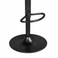 HOMCOM Set 2 sgabelli da bar girevoli 360° in PU, altezza regolabile 76-98 cm, marrone scuro(m-9)