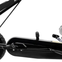 AIYAPLAY Kart à pédales Go-Kart pour enfants siège réglable pneus EVA embrayage manuel et frein 110 x 61 x 62 cm noir(m-14)