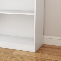 HOMCOM Bibliothèque, Étagère 6 Niveaux, 120 x 30 x 200 cm, Meuble de Rangement avec 2 Tiroirs et Panneau Perforé, Blanc(m-10)
