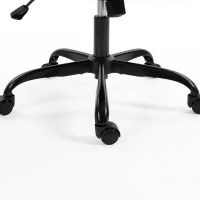 HOMCOM Silla de Oficina Ergonómica en Chenilla, Función Basculante, Reposabrazos Abatibles, Altura Regulable, 70x67x108cm, Beige(m-9)