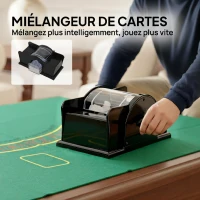 SPORTNOW Mallette de Poker Coffret de Poker Complet 300 Jetons, Cartes à Jouer, Dés, Dealer, Tapis, Clés, Boîtier en ABS, Argent(m-5)