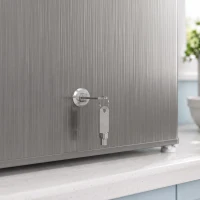 HOMCOM Mini Diepvries 35L | Vrijstaand, 161W, Vrieskast 47 x 44,2 x 48,8 cm - Grijs(m-10)