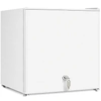 HOMCOM Mini-Congelador 35 L Caixa de Congelação elétrica independente 161 W Mini Congelador 47 x 44,2 x 48,8 cm Branco(m-1)
