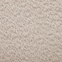 HOMCOM Puf Sofá Redondo en Chenilla, Asiento Grande, 2 Cojines, 1 Respaldo, 1 Cojín Cilíndrico, Carga 250kg, 130x130x82cm, Crema(m-9)