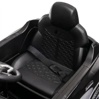 HOMCOM Mașină Electrică pentru Copii Audi RS Q8, 6V, 2 Motoare, Telecomandă, PP, 101x62x51 cm, Negru(m-8)