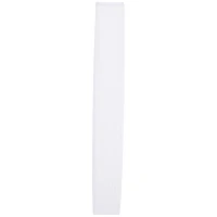 HOMCOM Candeeiro de Pé com 2 Casquilhos E27, Ecrã em Tecido, Interruptor de Pedal e Base em Aço Inoxidável, Branco(m-8)