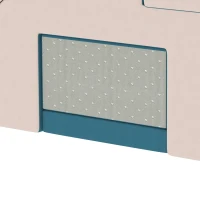 AIYAPLAY 2-delige Speelbank voor Kinderen van Fluweel en Schuim, Wasbaar, Modulaire Kindersofa, 6 Maanden-3 Jaar(m-10)