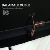 HOMCOM Bancă de Depozitare Ovală 72L cu Capac Rabatabil, din Catifea și Lemn, 108 x 44 x 43,5 cm, Negru(m-7)