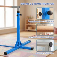 HOMCOM gymnastiekstang gymnastiek(m-6)