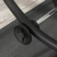Aparat de Vâslit Hidraulic SPORTNOW cu 12 Niveluri de Rezistență, Echipament Fitness pentru Acasă cu Ecran LCD și Pedale Anti-Alunecare, Capacitate Maximă 130KG, Antrenament Cardio, Negru(m-9)
