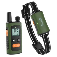 PawHut Dog Training Collar with 3200Ft Remote Range, Anti Barking Device with 3 Modes, IPX7 Waterproof, Rechargeable(m-15)