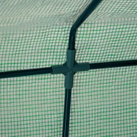 Outsunny Serra per Piante Orto con 2 Coperture in PE e PVC, Struttura in Acciaio - Verde 180x90x90cm(m-13)