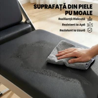 SPORTNOW Reformer Pilates Pliabil pentru Acasă cu 2 Benzi Elastice, Alb(m-7)