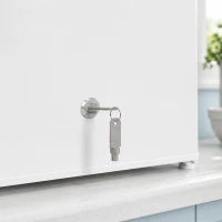 HOMCOM Mini Vriezer 35L Vrijstaand 161W Vrieskast 47x44,2x48,8 cm Wit(m-10)