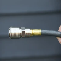 DURHAND Enrouleur de Tuyau à Air Comprimé 20 m + 1,94 m, Dévidoir Automatique Ø Intérieur 3/8", 1/4" BSPT, Gris(m-8)