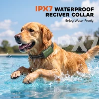 PawHut Dog Training Collar with 3200Ft Remote Range, Anti Barking Device with 3 Modes, IPX7 Waterproof, Rechargeable(m-7)
