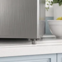 HOMCOM Mini Diepvries 35L | Vrijstaand, 161W, Vrieskast 47 x 44,2 x 48,8 cm - Grijs(m-12)