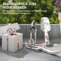 Outsunny Tuingereedschap Set 3 Stuks Tuingereedschap van Metaal met Bloemenschep Handhark Tuinschaar(m-5)