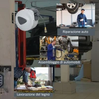 DURHAND Avvolgitubo Automatico con Attacco Ø1/4'', Pressione Max 24 Bar, Montaggio a Parete e Ruotabile di 180°, Grigio(m-6)