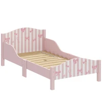 AIYAPLAY Pat Montessori pentru Copii 3-6 Ani Design în Formă de Fundă cu Protecții Anti-cădere, 146 x 76,5 cm, Roz(m-1)