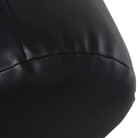 HOMCOM Set Sacco da Boxe per Adulti 120 cm, Sacco per Pugilato da Appendere con Guantoni e Ganci, Allenamento per Kickboxing, Nero Rosso(m-8)