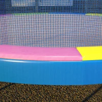 SPORTNOW Ersatz-Randabdeckung für Trampoline, wasserfest, reißfest, Ø366 cm, bunt(m-8)