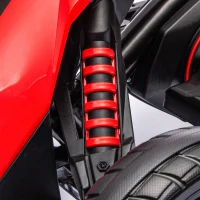 HOMCOM Go-Kart Electric pentru Copii 3-8 Ani, 3-5 km/h, Roșu(m-8)