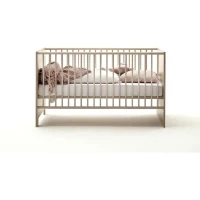 Chambre bébé Trio : Lit 70 x 140 cm + Commode a langer + Armoire AHOI - Chene - TREND TEAM(m-4)