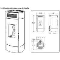 Poele a granulés - INVICTA - Lodi 6 - Etanche - SDC WIFI - Noir(m-4)