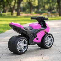 AIYAPLAY Bicicleta sin Pedales Moto Correpasillos con Música y Ruedas Extra Anchas para Niños y Niñas de 18 a 36 Meses Rosa(m-10)