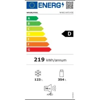 Réfrigérateur double-portes - WHIRLPOOL - WHD26473X5E - Classe D - 477 L - 70 x 74,6 x 186,5 cm - Dark Inox(m-4)