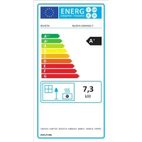 Poele a granulés INVICTA Adrano - 7,3 kW - Rendement 88,7% - Noir(m-3)