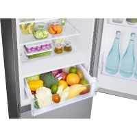 Réfrigérateur combiné - SAMSUNG - RB33B610ESA - No Frost - 344 L - Classe E - 59,5 x 65,8 x 185,3 cm - Gris métal(m-6)