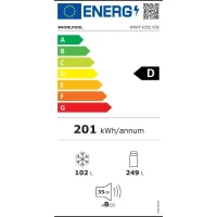 Réfrigérateur multiportes - WHIRLPOOL - WHKF6352X5E - 351 L - Dual NoFrost - 6e sens - Classe D - Multiflow - 203,5x59,5x66,3 - Inox(m-4)